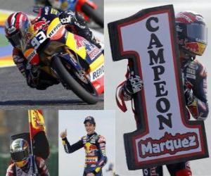 yapboz 2010 125 cc Dünya Şampiyonu Marc Marquez